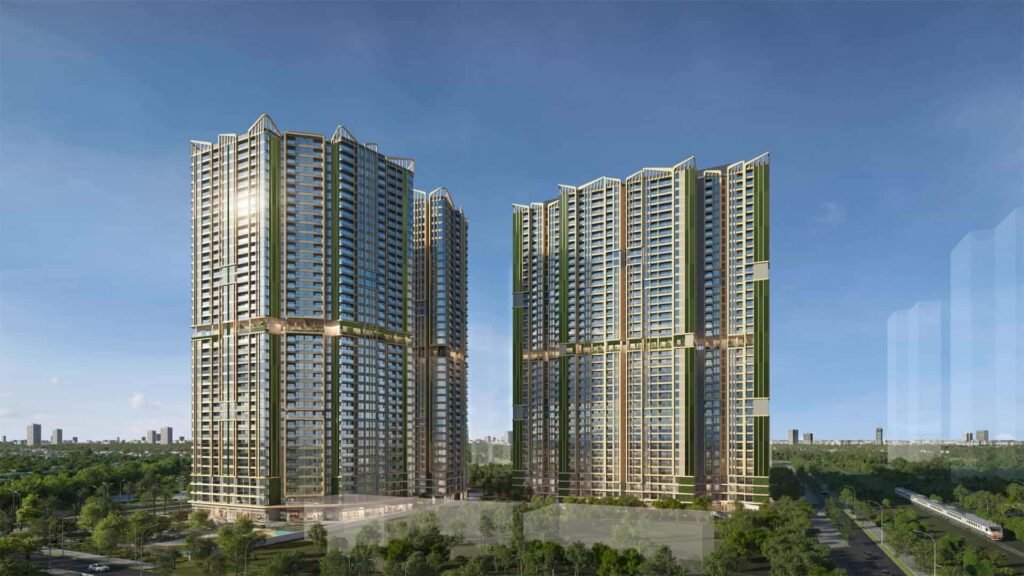 Lumière Evergreen Masterise Homes tại Vinhomes Smart City, Hà Nội 2023 – căn hộ cao cấp thiết kế xanh với tiện ích đẳng cấp.
