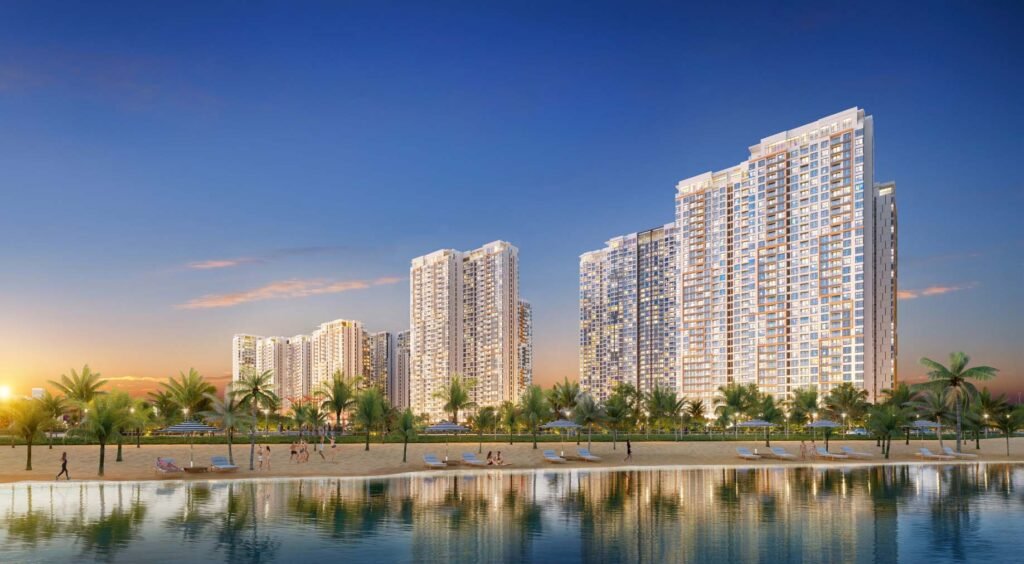 Hình ảnh tổng thể dự án Masteri Centre Point – khu căn hộ cao cấp do Masterise Homes phát triển tại TP. Thủ Đức, nổi bật với thiết kế sang trọng và tiện ích chuẩn quốc tế.