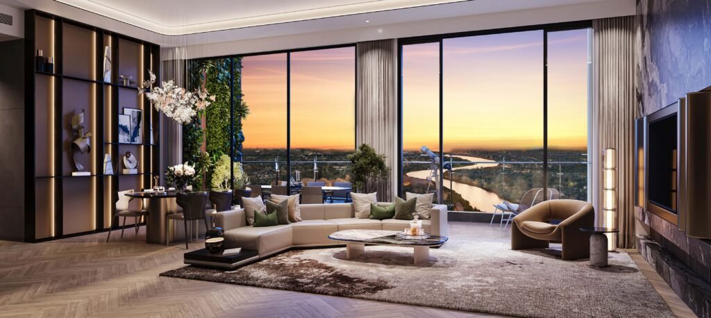 Không gian kiến tạo trải nghiệm sống đỉnh cao của giới tinh hoa tại Masteri Ocean Park 3, biểu tượng của phong cách sống thượng lưu chuẩn quốc tế.