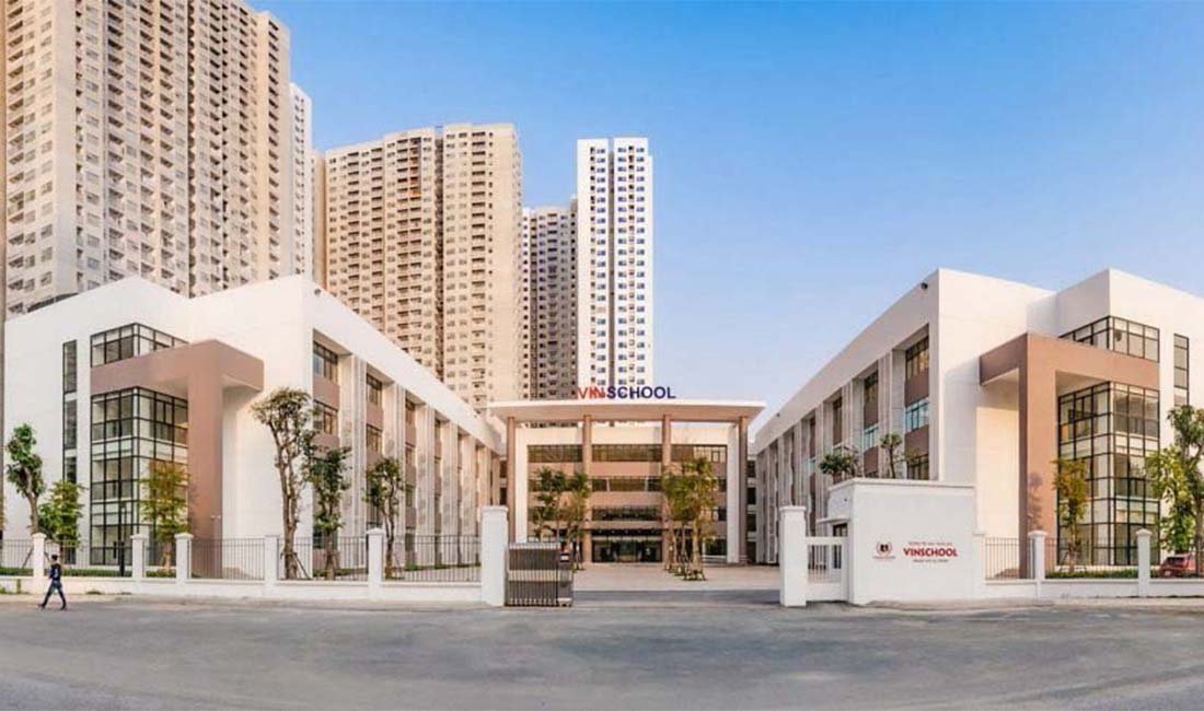 Hình ảnh Trường Liên cấp Vinschool – tiện ích giáo dục chất lượng cao trong khu đô thị Ocean Park 3, nơi đào tạo thế hệ trẻ tinh hoa và hội nhập quốc tế.