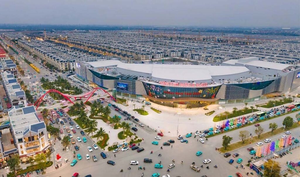 Hình ảnh Vincom Mega Mall – trung tâm thương mại cao cấp tại Ocean Park 3, mang đến trải nghiệm mua sắm và giải trí hàng đầu cho cư dân Masteri.